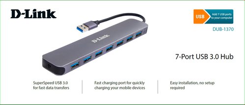 USB 3.0 Hub 7-ports D-link 